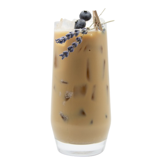 Blueberry Lavender Iced Latte