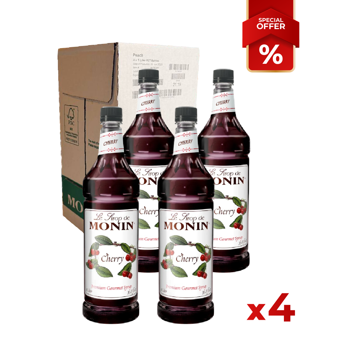 Cherry Syrup MONIN, 1L