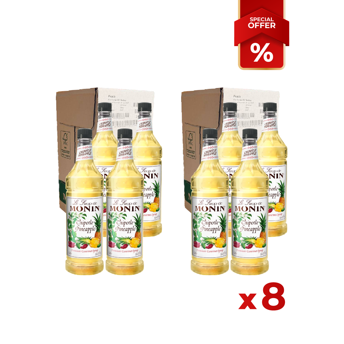 Sirop d'Ananas Chipotle MONIN, 1L