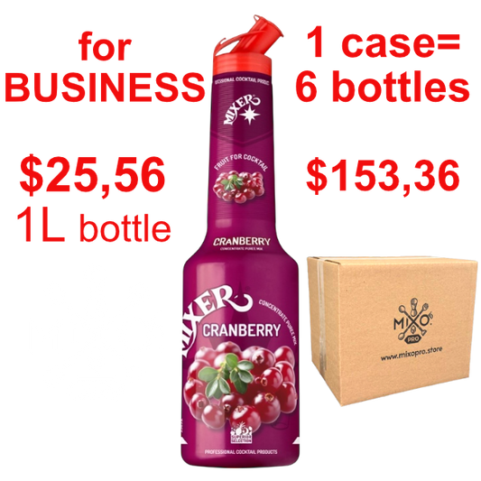 Cranberry Fruit Syrup Puree MIXER, B2B