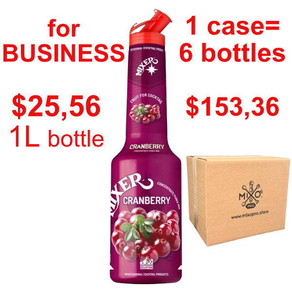 Cranberry Fruit Syrup Puree MIXER, B2B