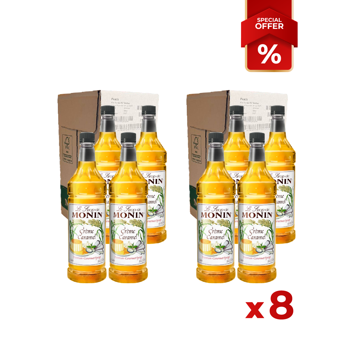 Caramel Crème Syrup MONIN, 1L