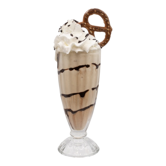 Game Day Salted Caramel Fudge Pretzel Shake