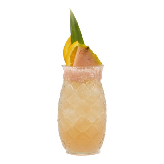 pink pineapple juice margarita