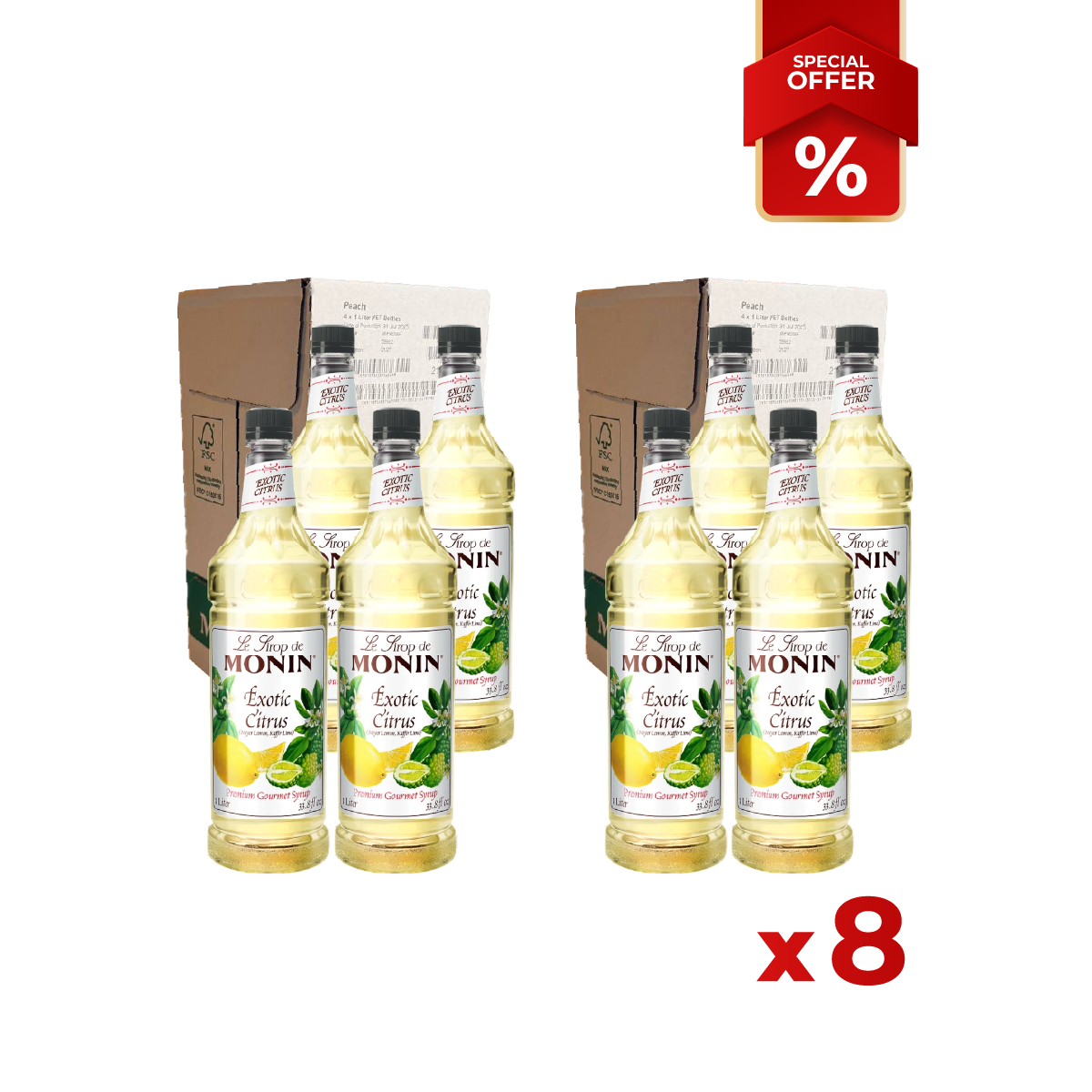 Sirop d'Agrumes Exotiques MONIN, 1L