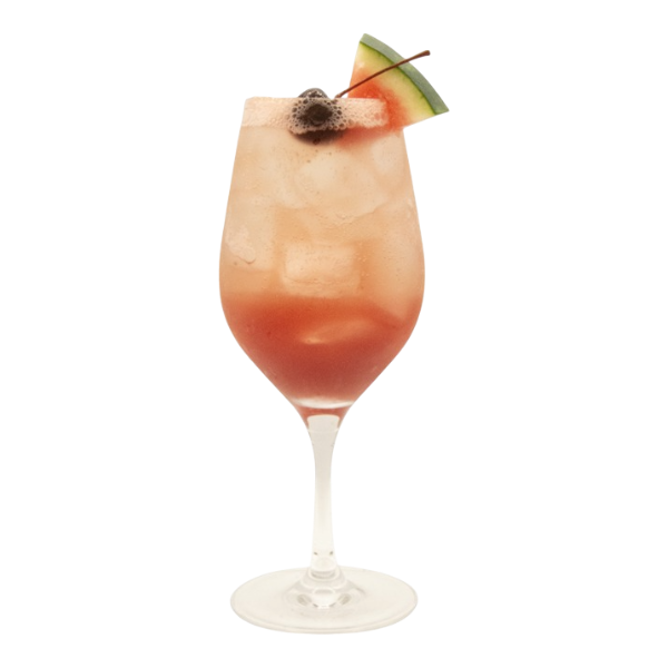Watermelon Cherry Shrub