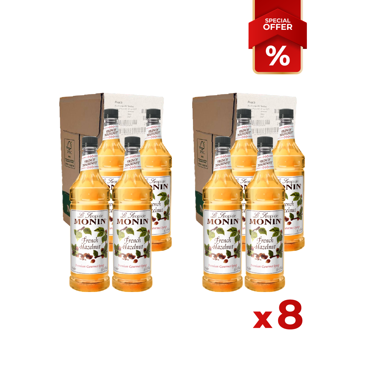 Sirop de Noisette Française MONIN, 1l