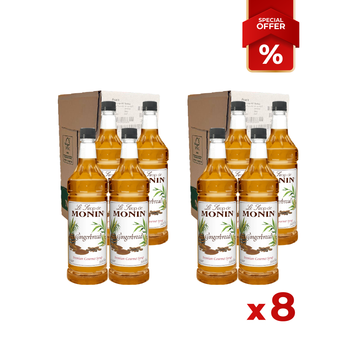 Gingerbread Syrup MONIN, 1L