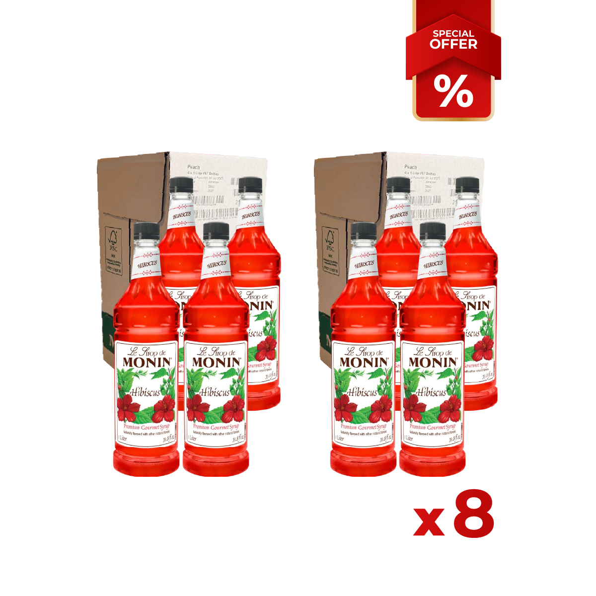 Sirop d'Hibiscus MONIN 1L