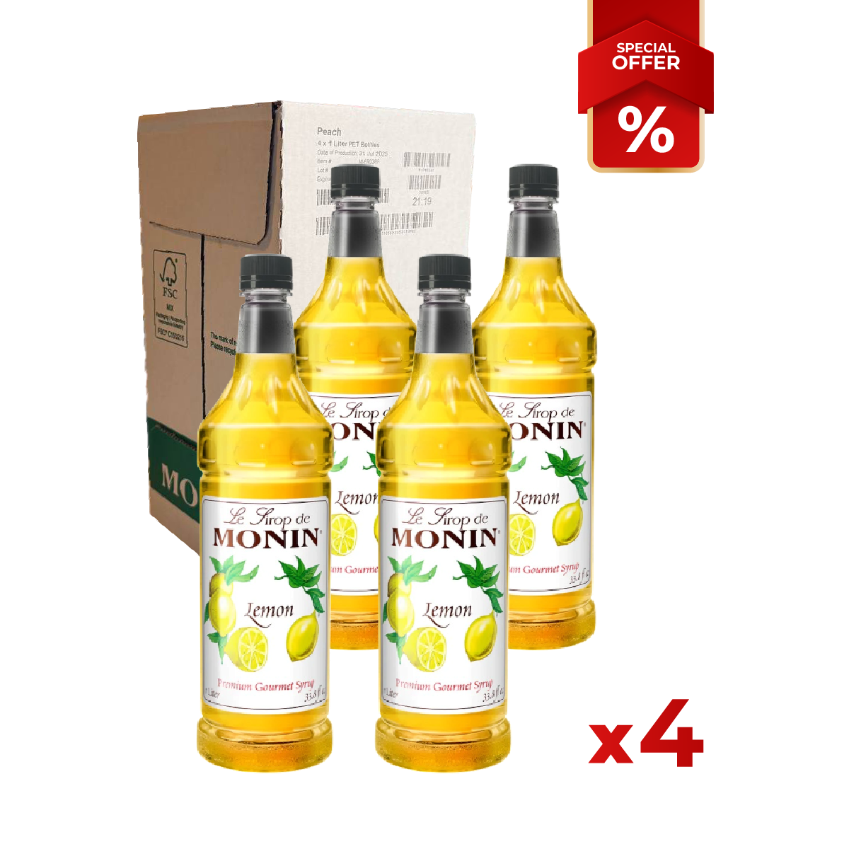 Sirop de Citron MONIN, 1L