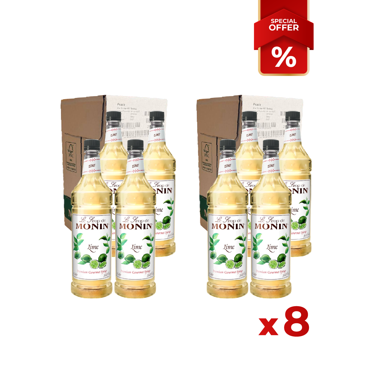Sirop de Citron Vert MONIN 1L