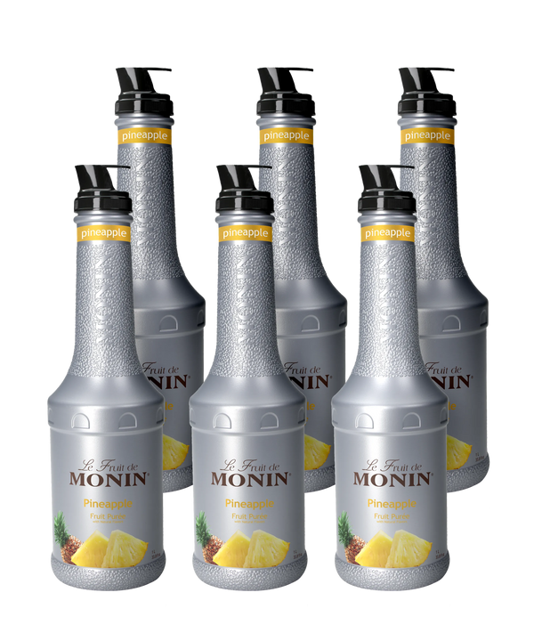 Bulk discounted Monin Peach Fruit Puree – 6x1L pack for B2B buyers | Purée de pêche Monin – pack en vrac 6x1L à prix réduit pour les professionnels