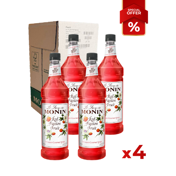 Sirop de Fruit de la Passion Rouge MONIN, 1L