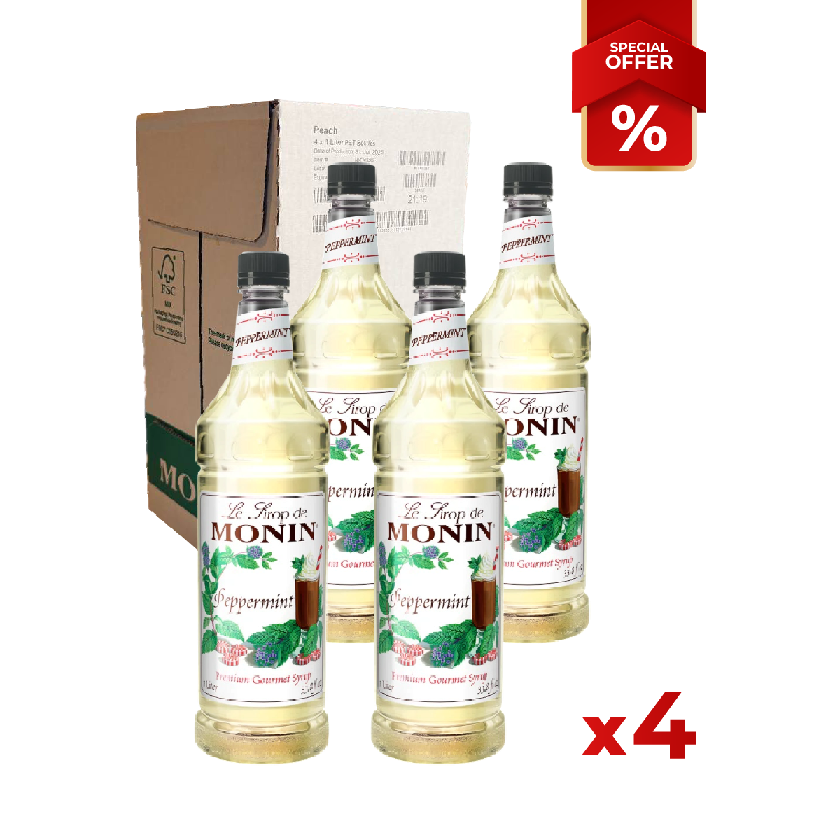Peppermint Syrup MONIN 1L