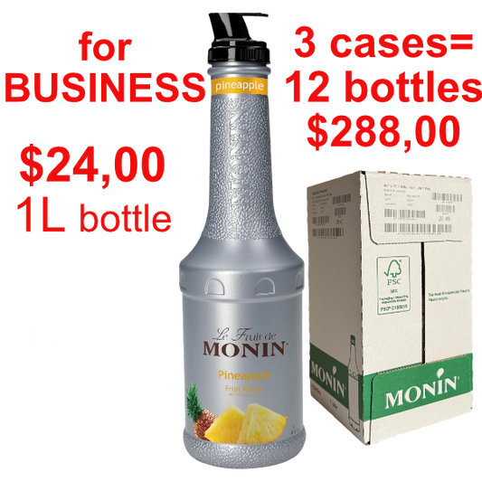 Pineapple Puree Syrup MONIN, B2B bundle
