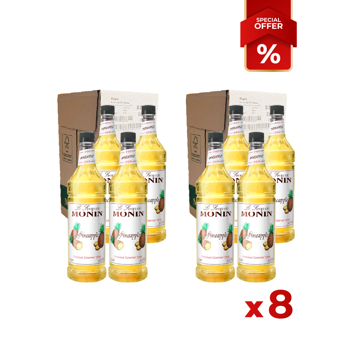 Sirop d'Ananas MONIN, 1L
