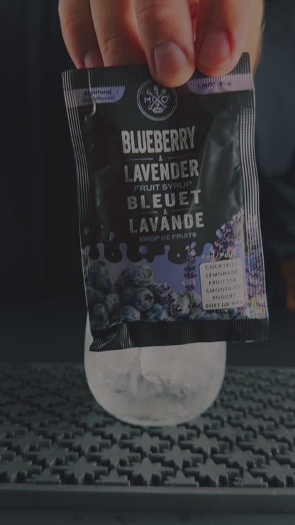 Blueberry.Lavender Fruit Syrup MIXO.pro, 20x50g