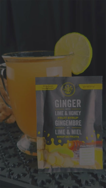 Ginger.Lime&Honey Fruit Syrup MIXO.pro, 20x50g