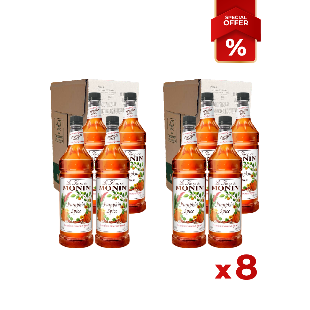 Sirop de Citrouille Epicée, MONIN B2B