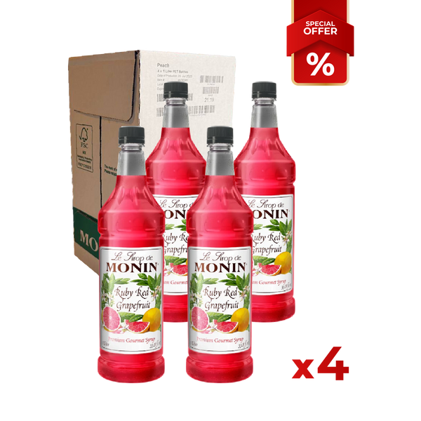 Sirop de Pamplemousse Rouge Rubis MONIN 1L