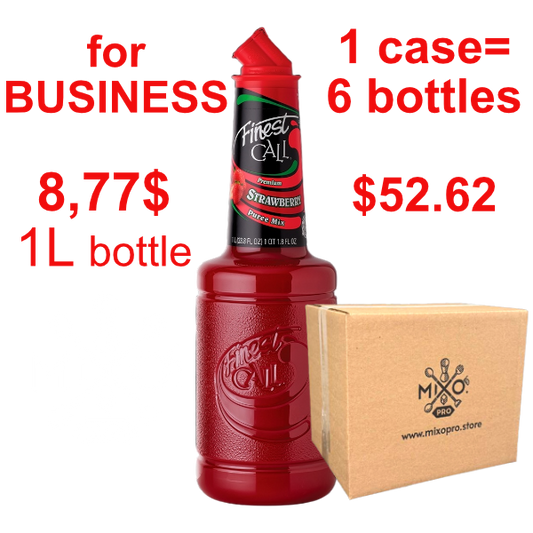 Strawberry Syrup-Puree FINEST CALL, B2B bundle