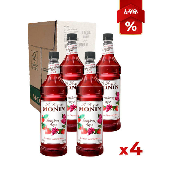 Sirop de Fraise Rose MONIN 1L
