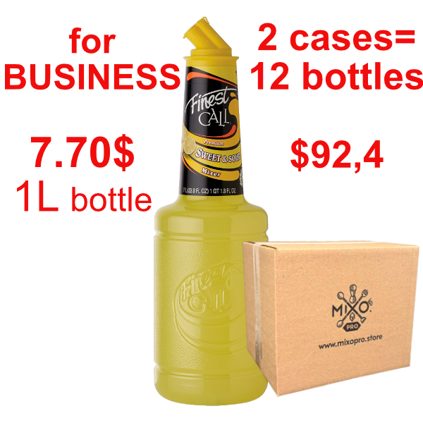 Sweet & Sour Syrup-Puree FINEST CALL, B2B bundle