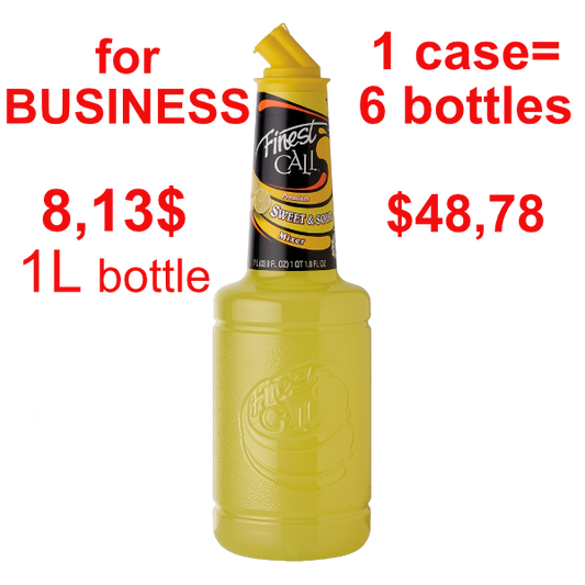 Sweet & Sour Syrup-Puree FINEST CALL, B2B bundle