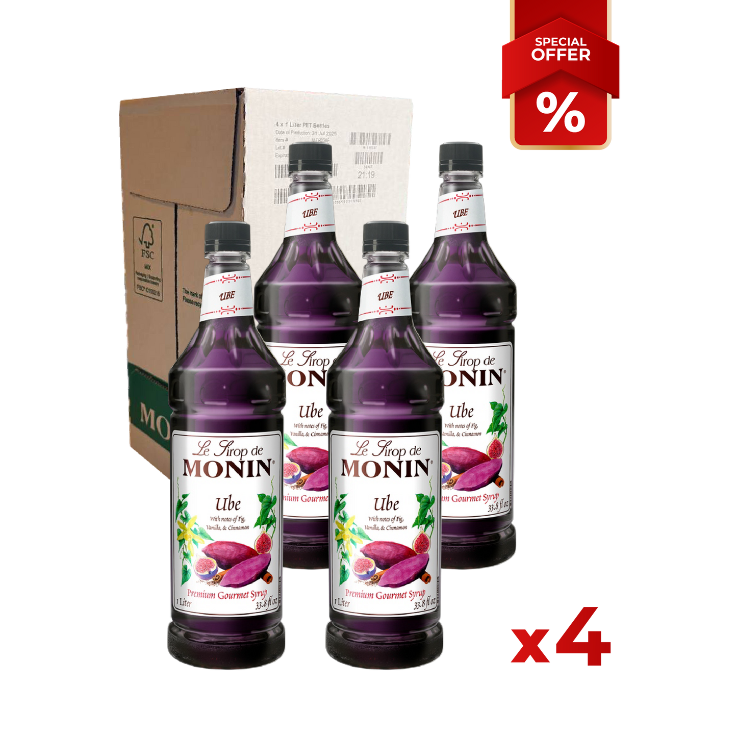 Ube Syrup MONIN, 1L