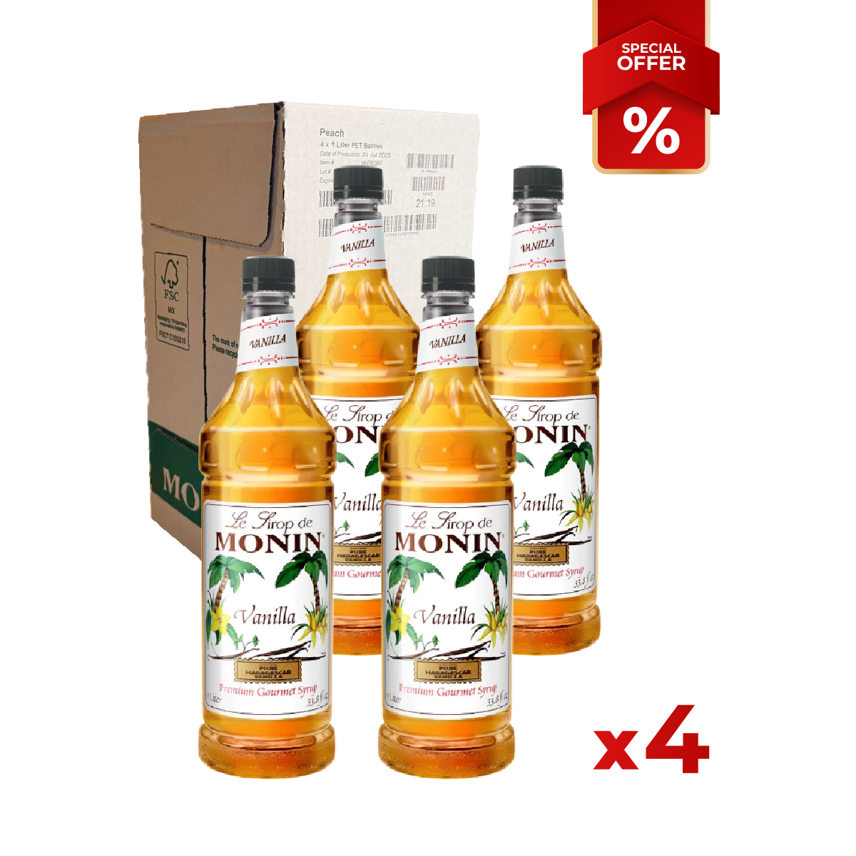 Sirop de Vanille MONIN B2B