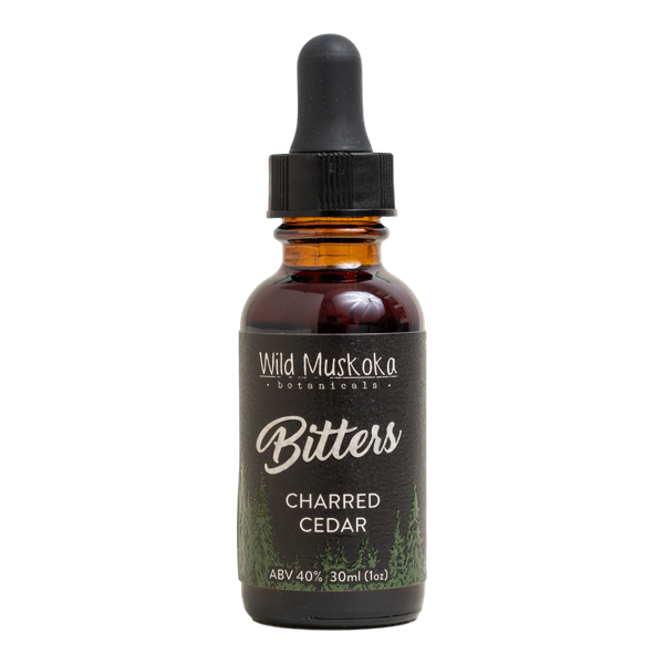 Charred Cedar (Forest Fire) Bitters WILD MUSKOKA, 30ml/1oz