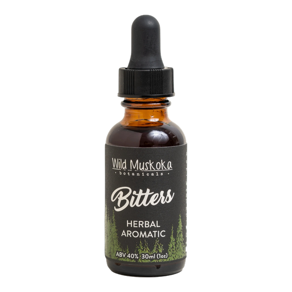 Herbal Aromatic Bitters WILD MUSKOKA, 30ml/1oz