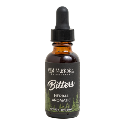 Herbal Aromatic Bitters WILD MUSKOKA, 30ml/1oz