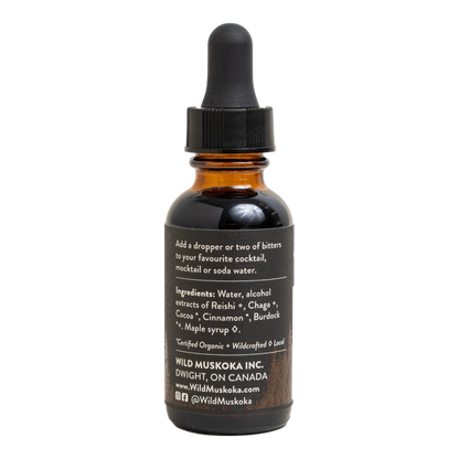 Mushroom & Cocoa Bitters WILD MUSKOKA, 30ml/1oz
