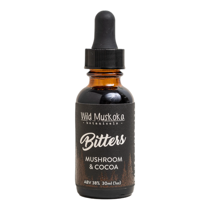 Mushroom & Cocoa Bitters WILD MUSKOKA, 30ml/1oz
