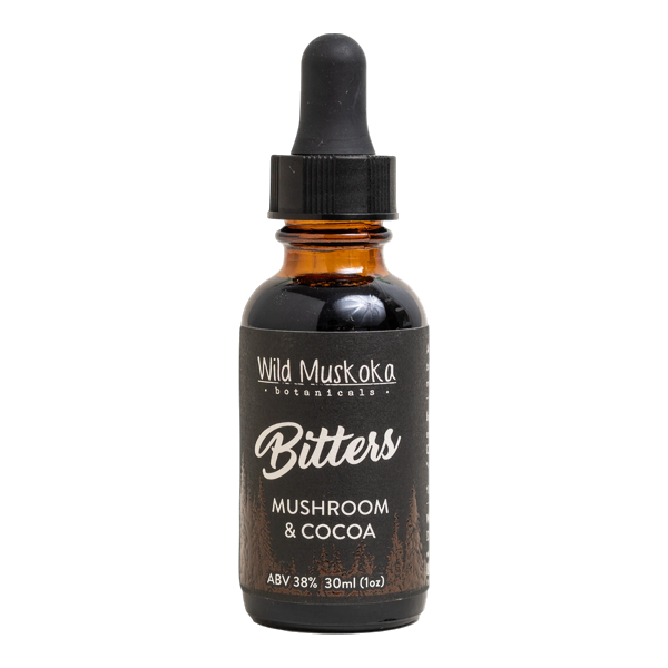 Mushroom & Cocoa Bitters WILD MUSKOKA, 30ml/1oz