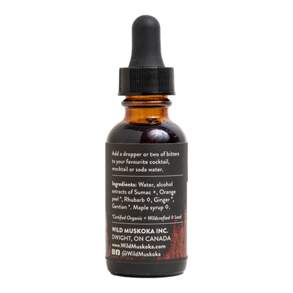 Orange & Sumac Bitters WILD MUSKOKA, 30ml/1oz