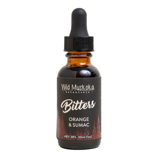 Orange & Sumac Bitters WILD MUSKOKA, 30ml/1oz