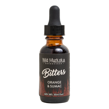 Orange & Sumac Bitters WILD MUSKOKA, 30ml/1oz