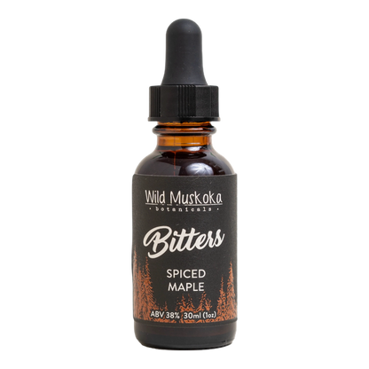 Spiced Maple Bitters WILD MUSKOKA, 30ml/1oz