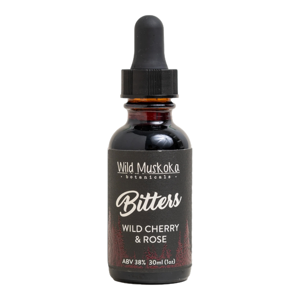 Wild Cherry & Rose Bitters WILD MUSKOKA, 30ml/1oz
